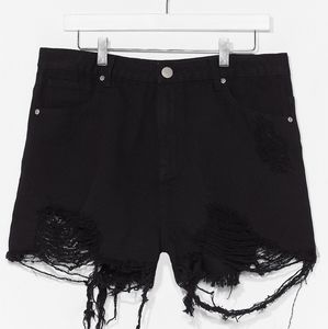 Nasty Gal 
Best Distressed Plus Denim Shorts
